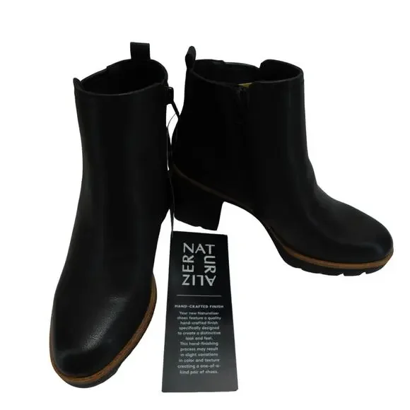 Naturalizer Womens Madalynn Gore Black Water Repellent Boots Size 7 New - Picture 11 of 11